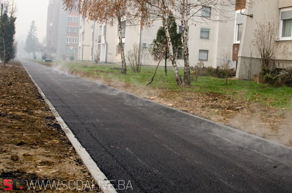 Asfaltiranje u Lukavcu
