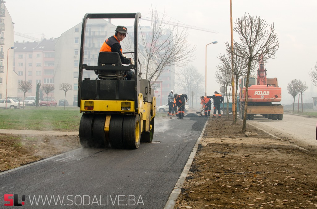 Asfaltiranje u Lukavcu