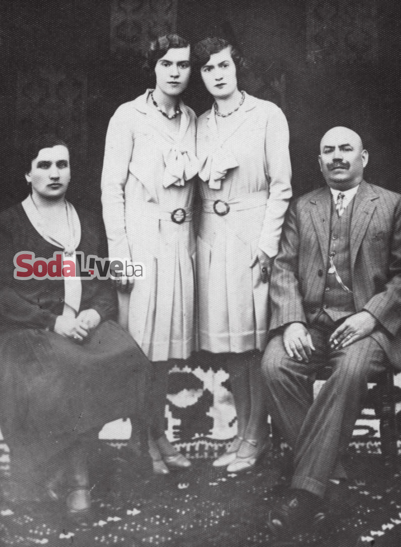 Josip Diebalo sa suprugom Karolinom i kćerkama Marijom i Terezom